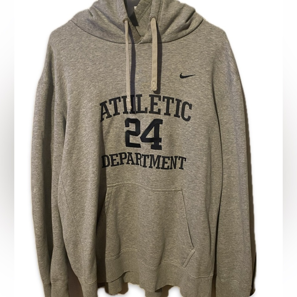 Nike Grey Athletic Department “24” Hoodie, Size XXL (2XL)